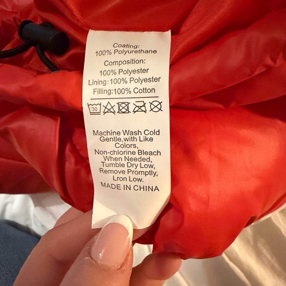 Red Puffer Jacket - Picture 6 of 6